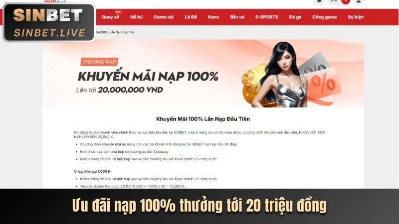 Khuyến mãi chào mừng thành viên mới twin68